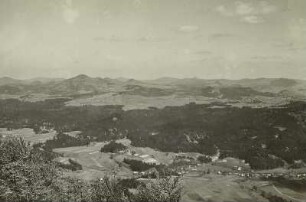 Blick vom Rosenberg nach Osten gegen Tannenberg, Kaltenberg und Kleis