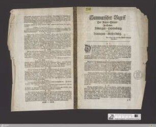 Summarischer Begriff Des Rechts-Streits, In Sachen Leiningen-Hartenburg contra Leiningen-Westerburg : Die Dignititäten der Grafschafft Leiningen betreffend