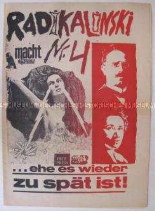 Linksradikale Schülerzeitung aus Berlin (West) "Radikalinski!"