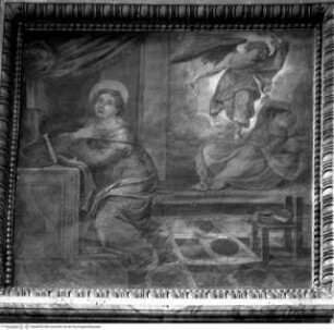 Alttestamentarische Figuren und Szenen aus der Geschichte von der Geburt Christi, Die Verkündigung