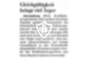 Gleichgültigkeit bringt viel Ärger