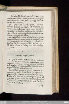 Caput III. De vita Messiae publica.