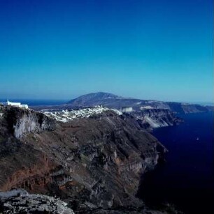 Santorin. Feinerschließung in Bearbeitung