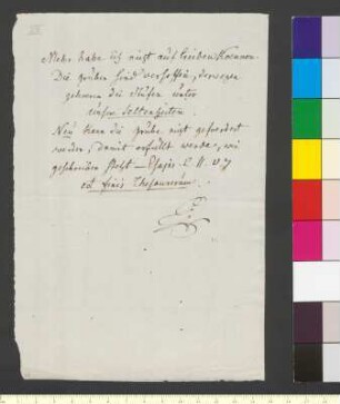 Brief von Ehrmann, Johann Christian an Goethe, Johann Wolfgang von