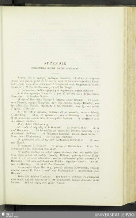 Appendix coniecturas minus certas continens