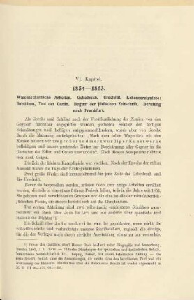 VI. Kapitel. 1854-1863