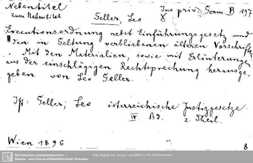 Jus privatum Germaniae B 0197