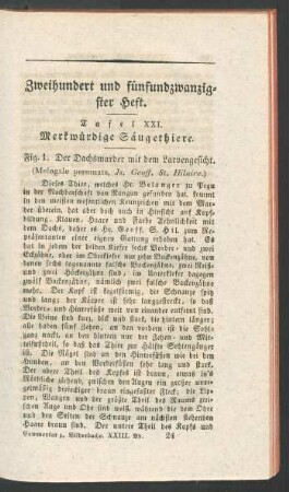 Zweihundert und fünfundzwanzigster Heft.