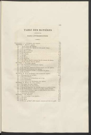Table Des Matières Contenues Dans L'Introduction.