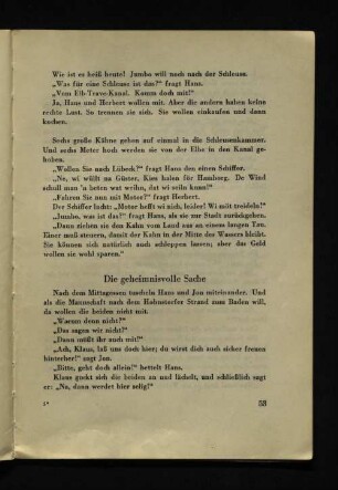 Die geheimnisvolle Sache