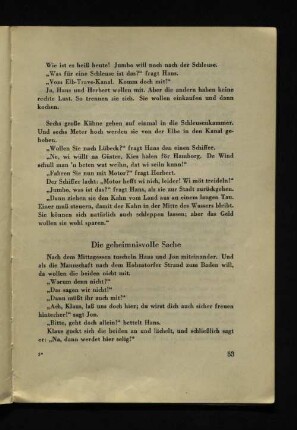Die geheimnisvolle Sache