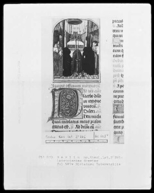Brevier aus Namur — Totenvigilie, Folio 587verso