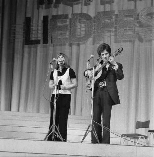 Preisträgerkonzert mit Berufs- und Laienkünstlern. Kulturpalast Dresden, Gesangsduo Hauff und Henkler