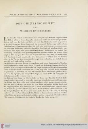 Der chinesische Hut