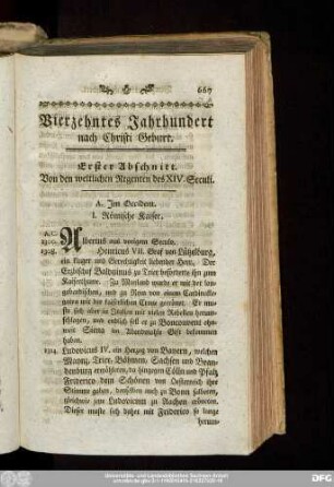 Vierzehntes Jahrhundert nach Christi Geburt.