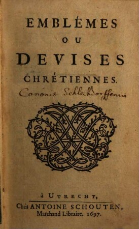Emblémes Ou Devises Chrétiennes