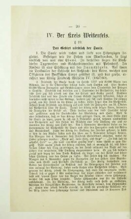 IV. Der Kreis Weißenfels