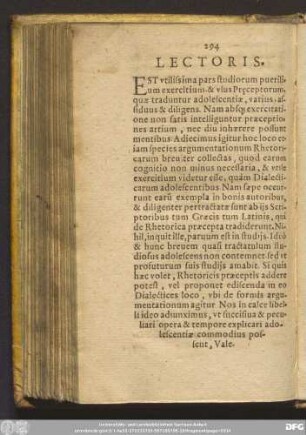 Lectoris.
