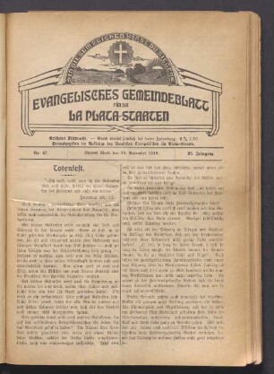No. 47. 19. November 1919
