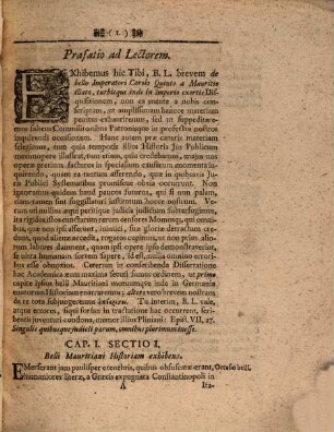 Diss. hist. iur. de bello imperatori Carolo V. a Mauritio Saxon. elect. illato, turbisque inde in imperio exortis