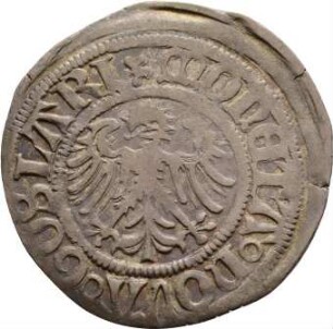 Münze, Matthiasgroschen, ohne Jahr (1554/55)