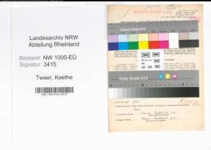 Entnazifizierung Kaethe Tweer, geb. 11.02.1909 ()