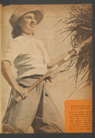 [Fotografía de] Margarita Silvestre