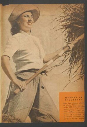 [Fotografía de] Margarita Silvestre