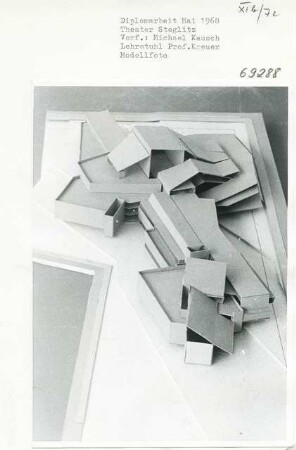 Schauspielhaus, Berlin-Steglitz (Diplomarbeit bei Willy Kreuer): Modellfoto