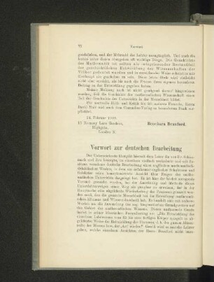 Vorwort zu deutschen Bearbeitung