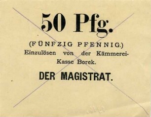 Gutschein - 50 Pfennig