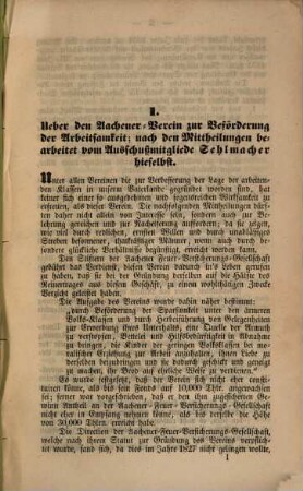 Mittheilungen des Centralvereins für das Wohl der Arbeitenden Klassen. 5. 1849