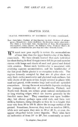 Chapter XXXI. Glacial Phenomena Of Northern Europe - continued