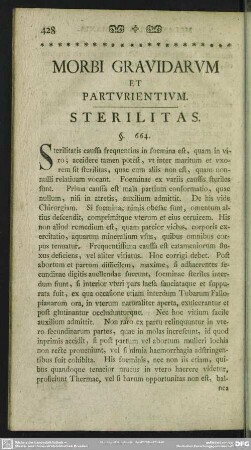 Morbi Gravidarum Et Parturientium