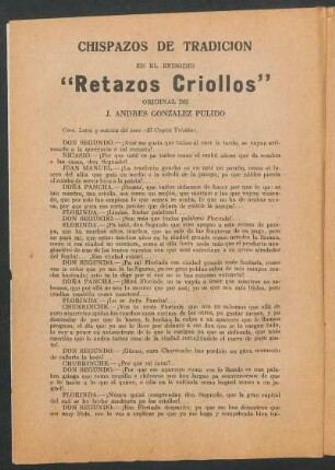 Retazos criollos