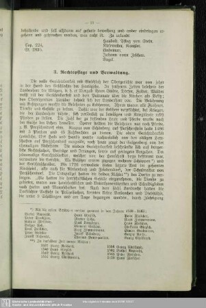 3. Rechtspflege und Verwaltung