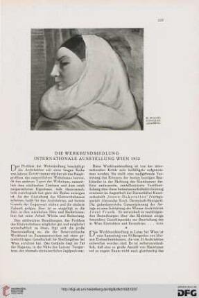 Die Werkbundsiedlung - internationale Ausstellung Wien 1932