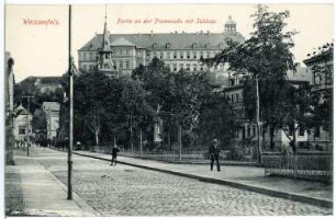 Weißenfels. Promenade mit Schloss