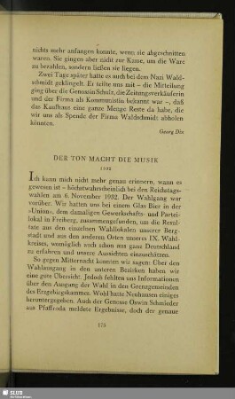 Der Ton Macht Die Musik