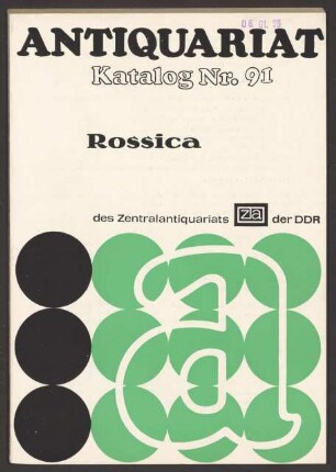Nr. 91: Rossica