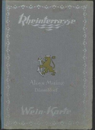 Wein-Karte