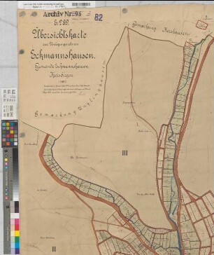 Eckmannshausen (Netphen), Zusammenlegung Eckmannshausen, Übersichtskarte