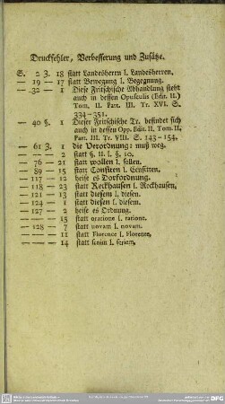 Druckfehler, Verbesserung, Zusätze