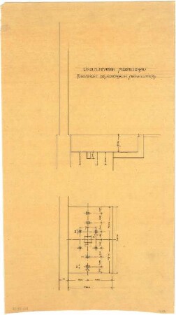 Billing, Hermann; Maximiliansau (Rheinland-Pfalz); Linoleumfabrik - Niederdruck Akkumulator, Fundament