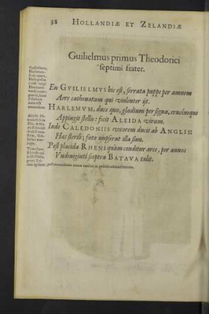 Guilielmus primus Theodorici septimi frater.