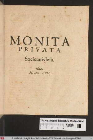 Monita Privata Societatis Jesu