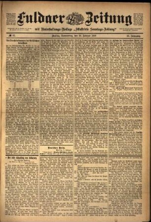 Ausgabe vom Donnerstag, den 10. Februar 1898.