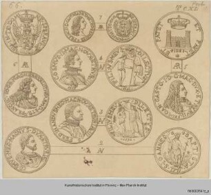 Medaillen auf verschiedene Mitglieder der Familie Medici