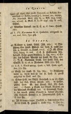 155-167, In Octavo. - In Quarto.