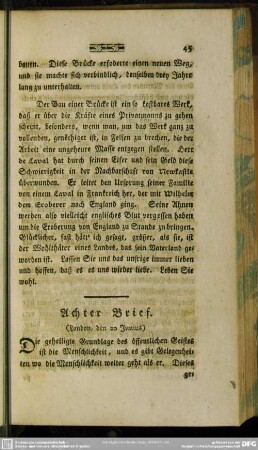 Achter Brief. (London, den 20. Junius)